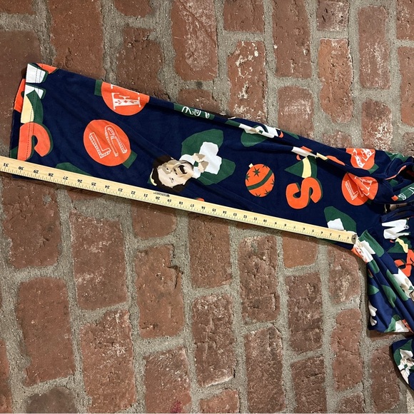ELF Kids Pajama Bottoms in Navy with Fun Prints - Picture 9 of 15